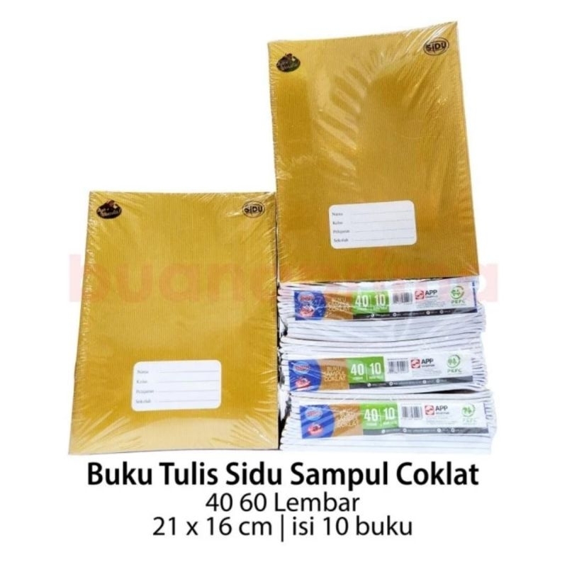 

buku tulis sidu 40 lembar isi 10