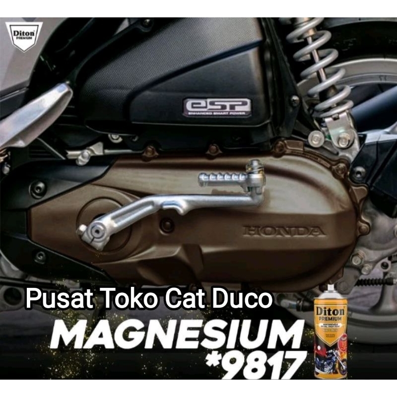 Cat Pylox Diton Premium 9817* Magnesium 400cc cocok buat Mesin atau Velg mobil atau Sepeda motor