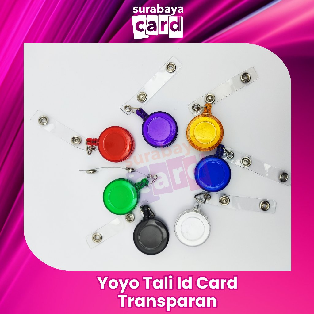 

Yoyo Tali Id Card Gantungan ID CARD Hang Tag Name Tag Transparan