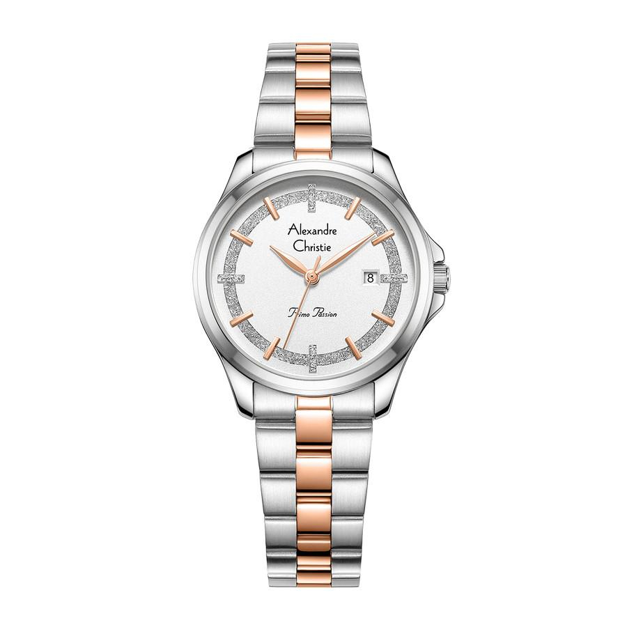 Alexandre Christie - Jam Tangan Wanita Alexandre Christie AC 2A76 Primo Passion Simple Elegan Mewah 