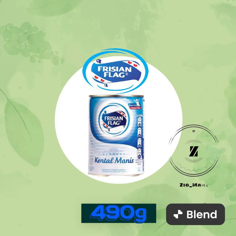 

Frisian flag susu kental manis (490g) Putih