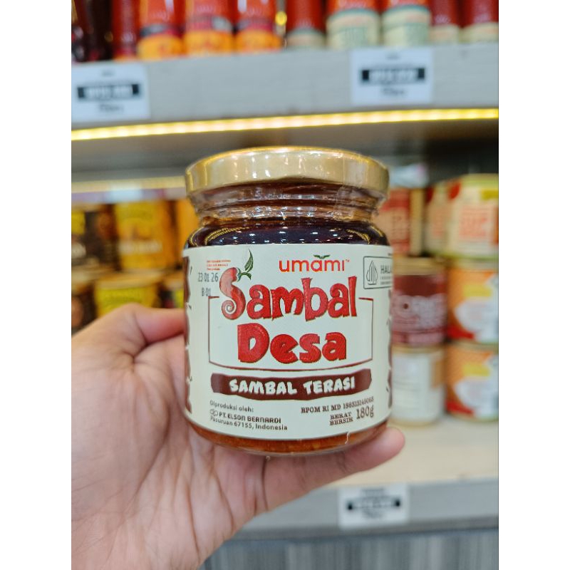 

Umiami Sambal Desa Sambal Terasi 180gram