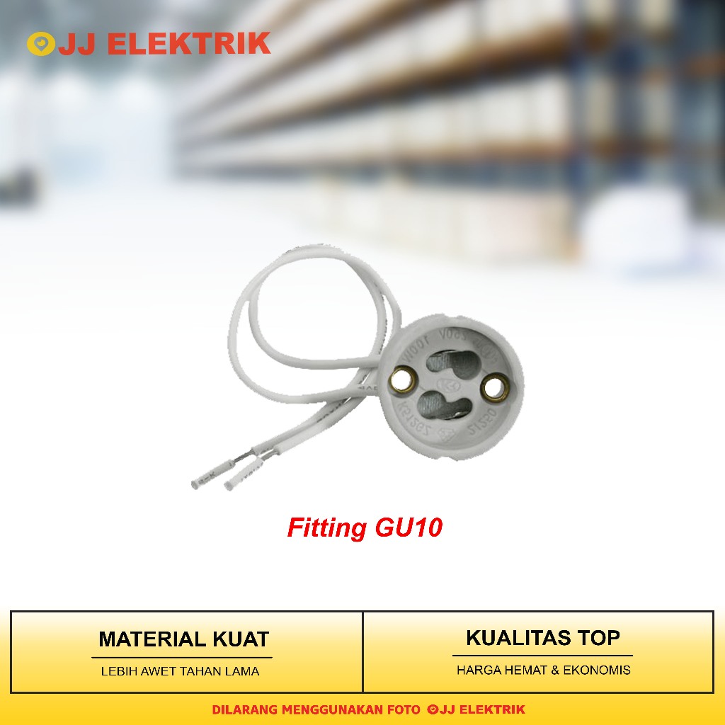 Fitting Lampu Sorot Spotlight Halogen GU10