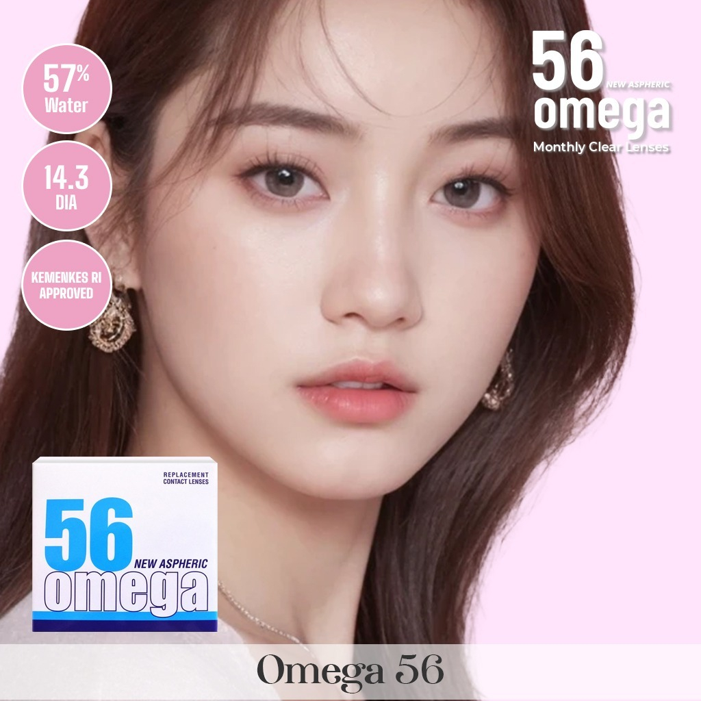 SOFTLENS BENING OMEGA 56 3 Pasang Softlense Korea Omega Eyecare