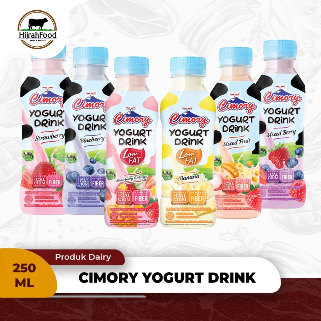 

Cimory Yogurt Drink 250 ml Minuman Yoghurt Varian Rasa Sari Buah Sumber Kalsium Serat