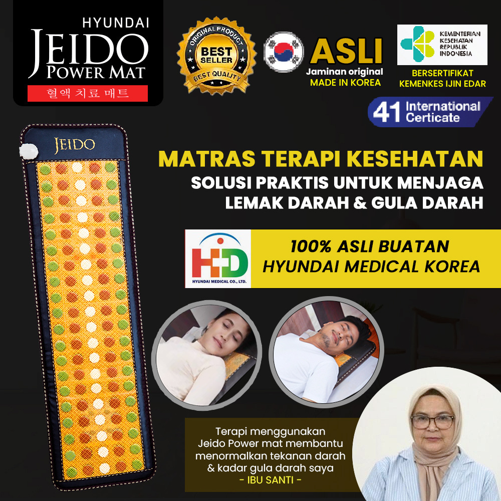 Matras Jeido Kasur Terapi Panas Kesehatan Refleksi Pijat Sakit Otot-1