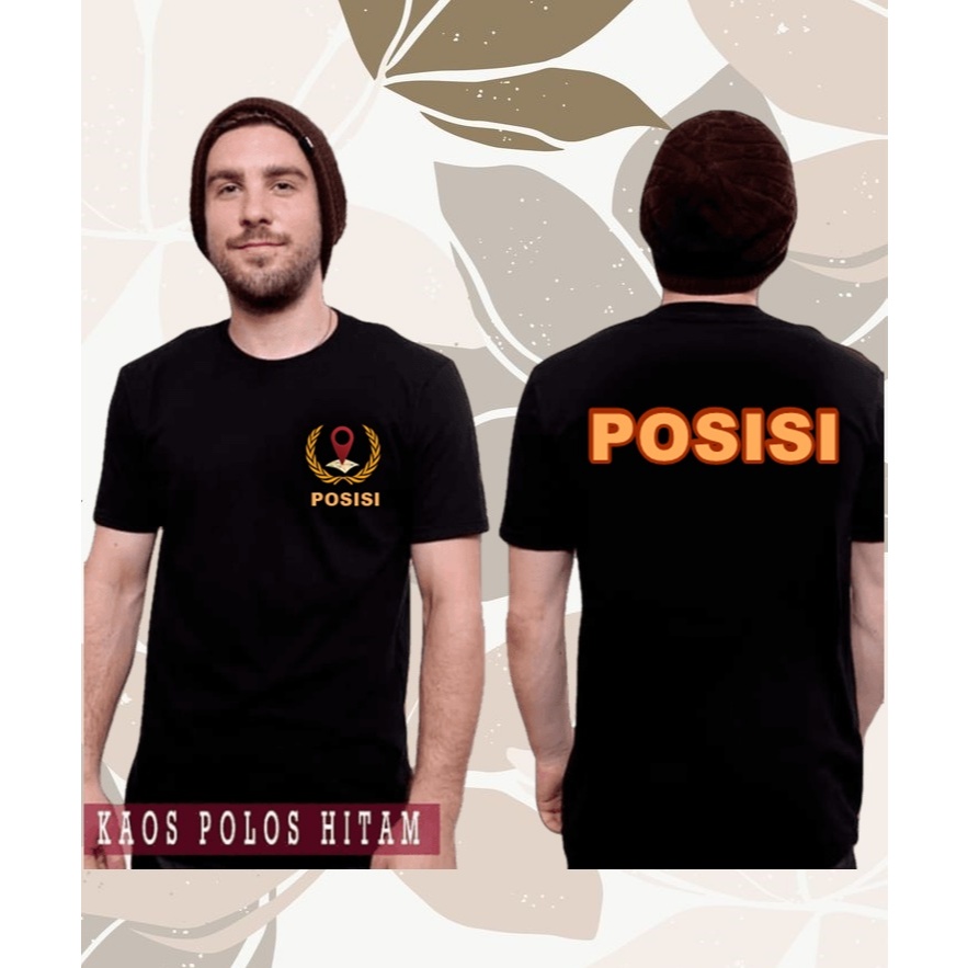 kaos pria kaos t-shirt plesetan polisi posisi luur maps murah terbaik terlaris bagus kaos lulu-lucua