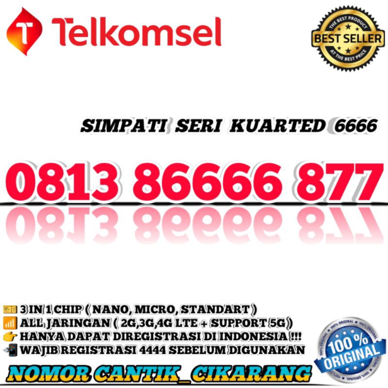 NOMOR CANTIK SIMPATI  KARTU PERDANA NOMOR CANTIK TELKOMSEL NOMOR CANTIK SIMPATI SERI KUARTED QUARTED