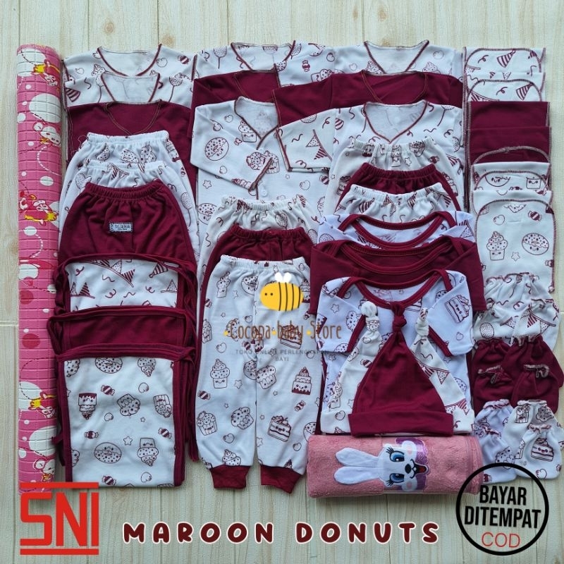 Cocopa Baby Paket 56Pcs / 54Pcs Paket Brojol Paket Lahiran Lengkap Baju Bayi Dan Celana Bayi Baru Lahir New Born Cewek