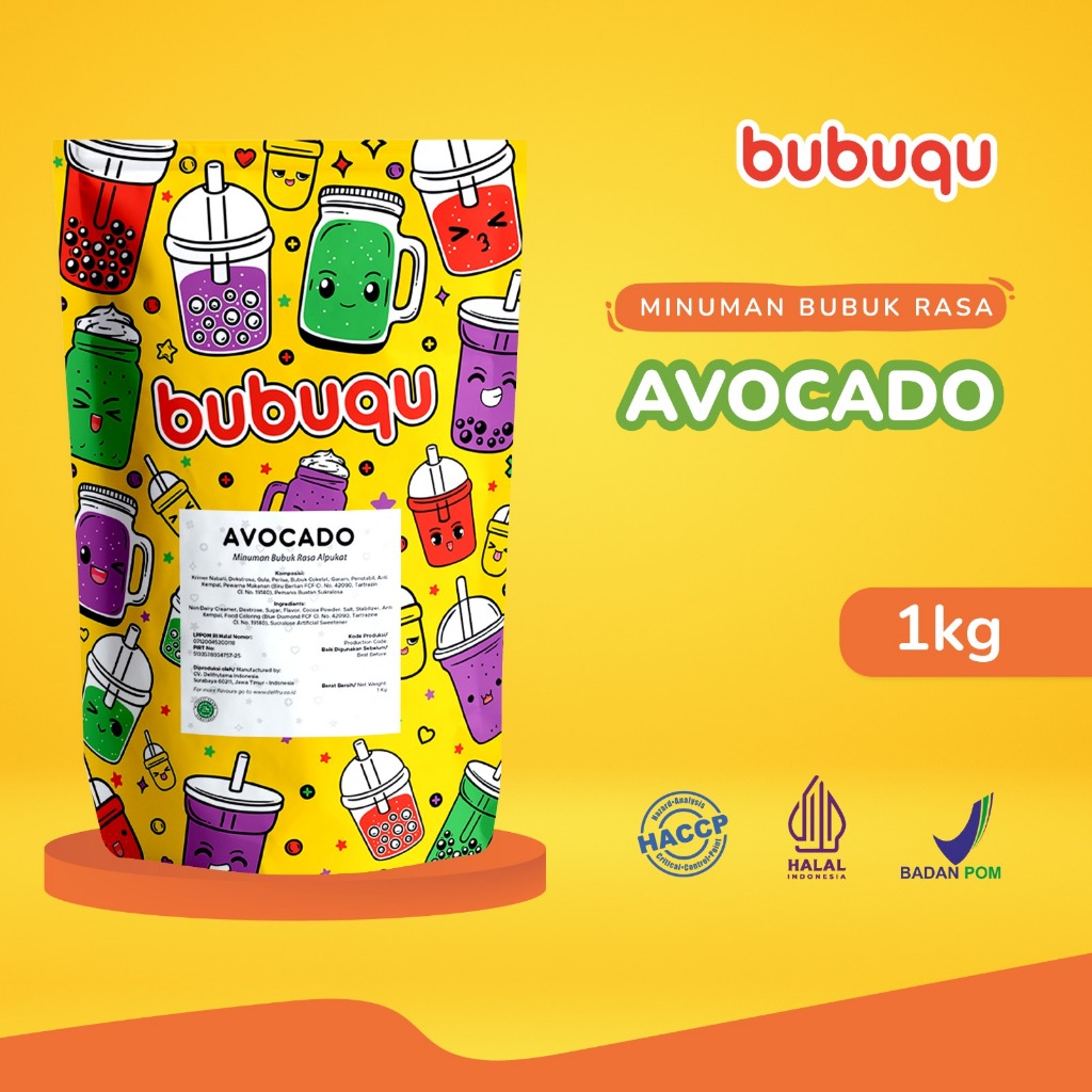 

Bubuqu Avocado Milk Powder Drink 1 Kg - Bubuk Minuman Susu Alpukat