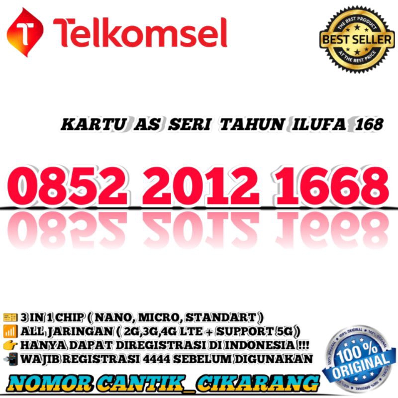 NOMOR CANTIK TELKOMSEL  KARTU PERDANA NOMOR CANTIK TELKOMSEL NOMOR CANTIK KARTU AS SERI TAHUN 2012 K