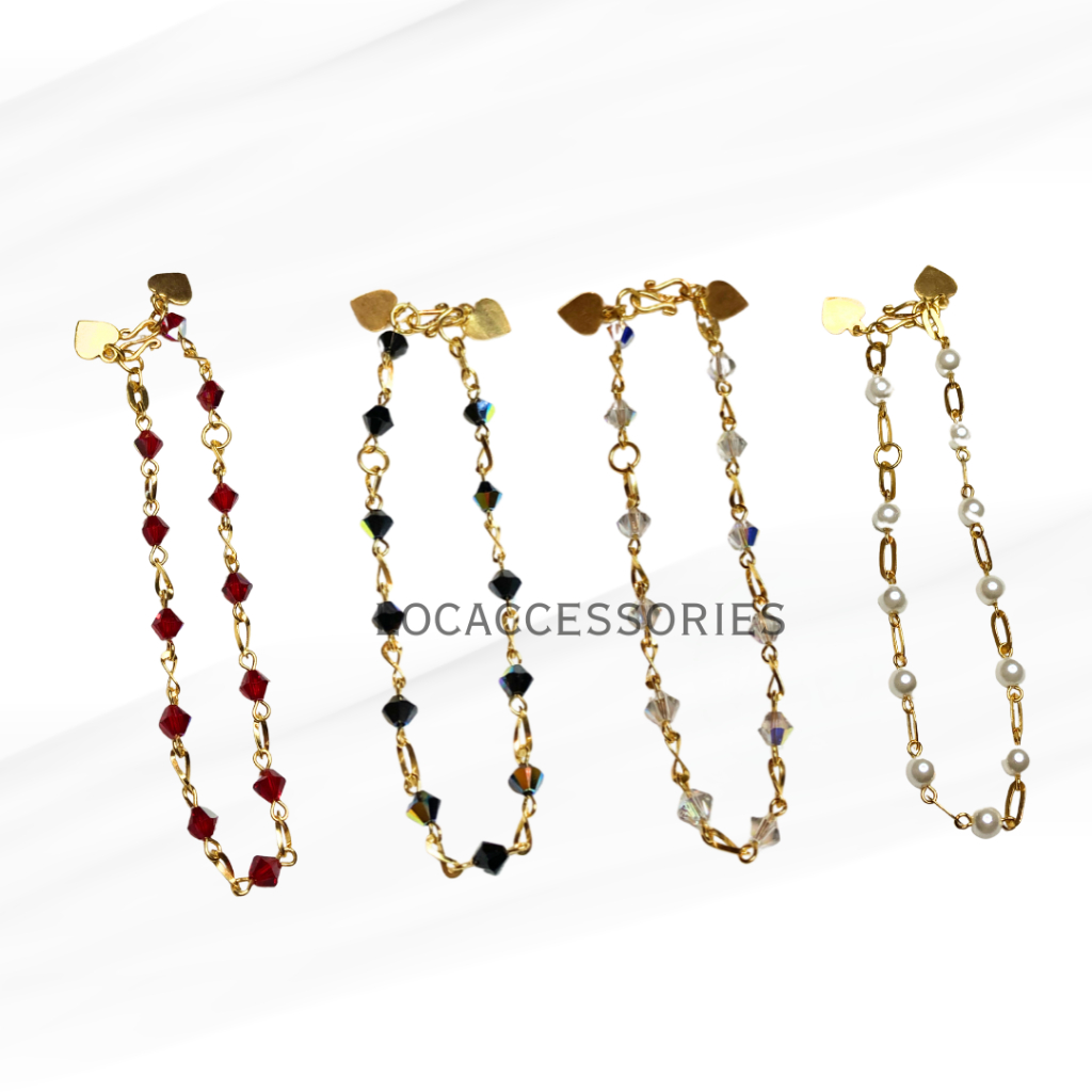 LOCA - GELANG WANITA EMAS 2 GRAM / PERHIASAN GELANG EMAS CRYSTAL 2 GRAM