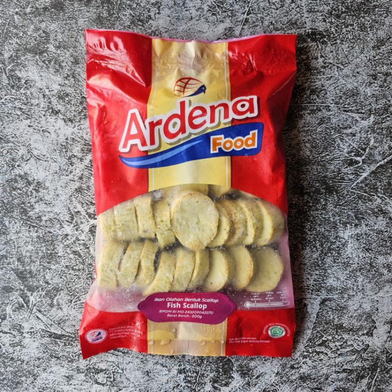 

ARDENA FOOD FISH SCALLOP 250gr dan 500gr