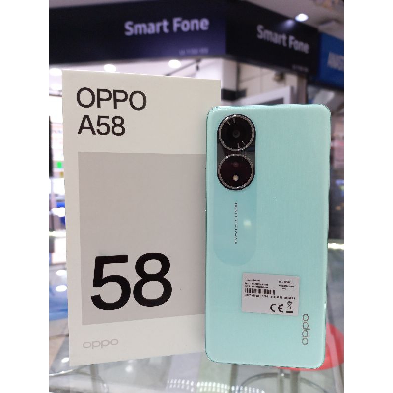 OPPO A58 RAM 6/128 || RAM 8/128 ( FULLSET SECOND )