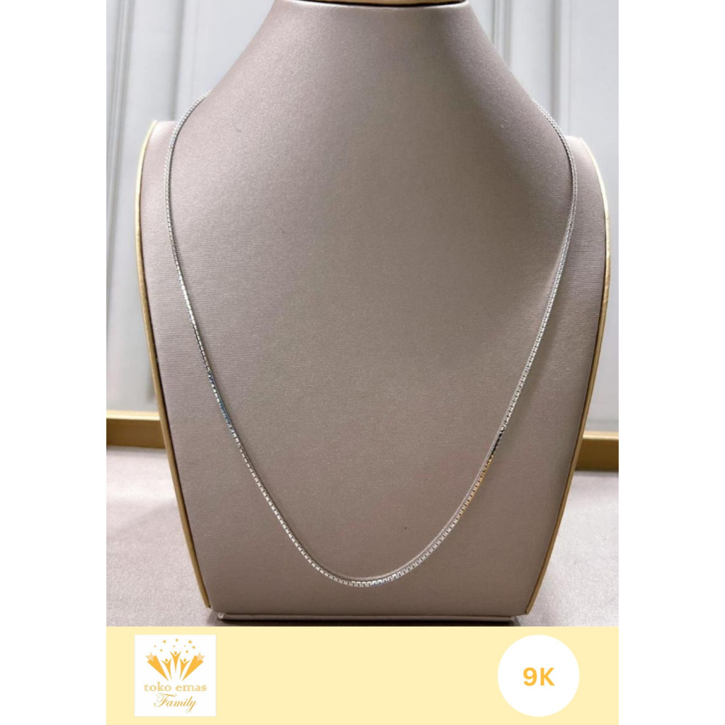 Kalung Emas Putih Kadar 375 (8K) 420 (9K) Model Variasi 4 - 5 Gram an
