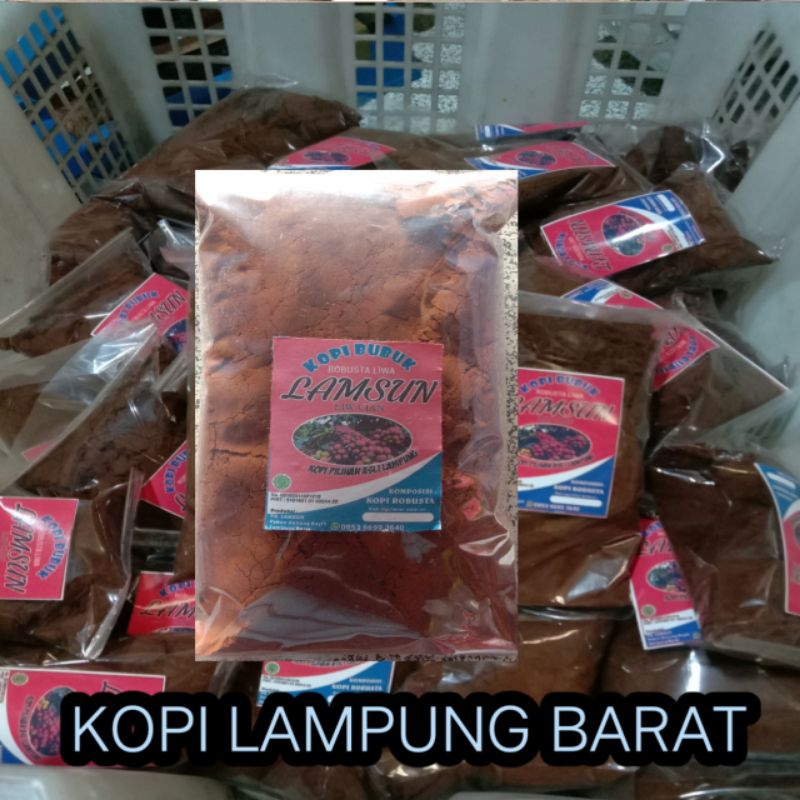 

Kopi Bubuk Robusta Lampung Barat Premium 1000 gr