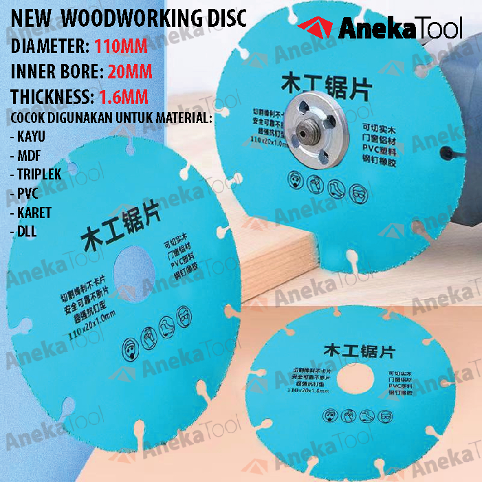 Mata Gerinda Potong Kayu MDF Triplek PVC Karet Potong Poles Cutting Disc