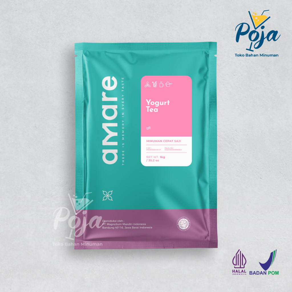 

Bubuk Minuman Premium Yogurt Tea Amare Kemasan 1kg