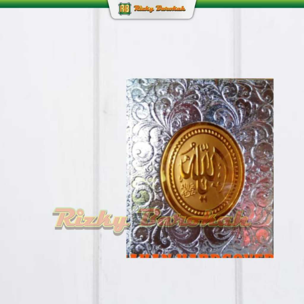 Hard Cover Buku Yasin MQ Silver 199 Oval Embos Full