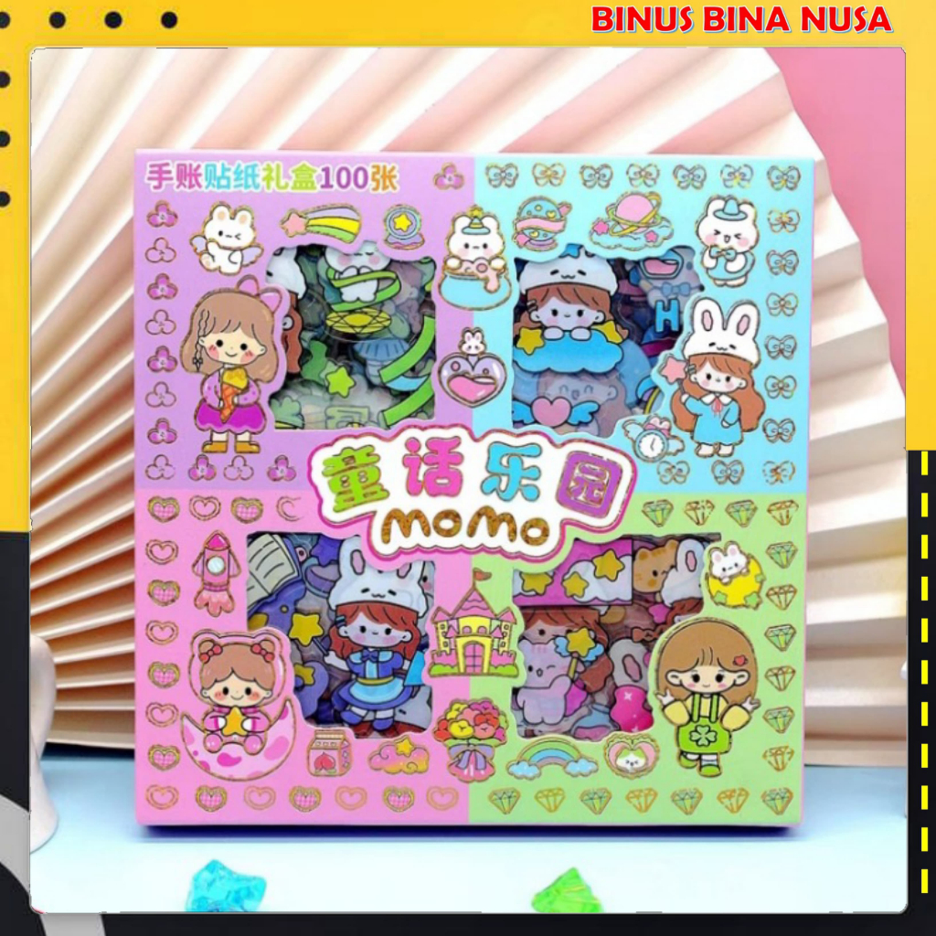 

STICKER MOMO RAINBOW READY 4 WARNA 1BOX ISI 100PCS - MOMO RAINBOW