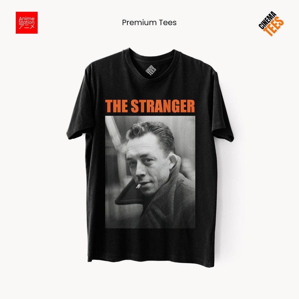 Kaos Albert Camus - The Stranger - Tshirt Literasi