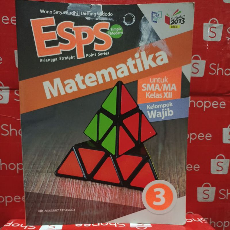 Esps matematika kelas 12/3 SMA  kurikulum 2013 edisi revisi