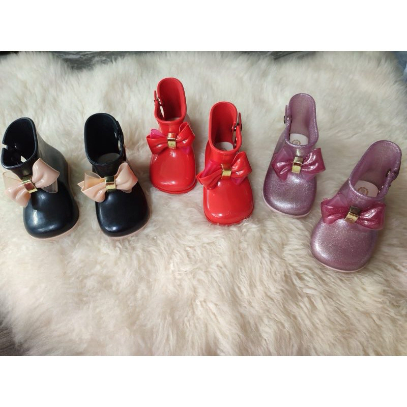 sepatu jelly boot sugar rainbow 13,5-18,5cm