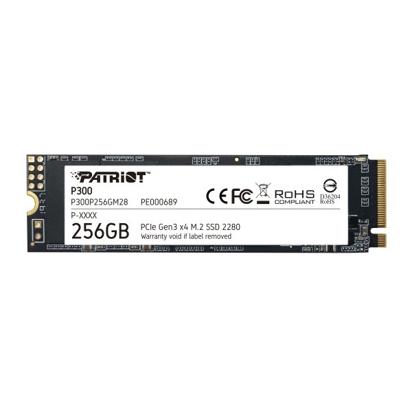 Patriot SSD PCIe NVMe Gen3 x 4 256G P300P256GM28