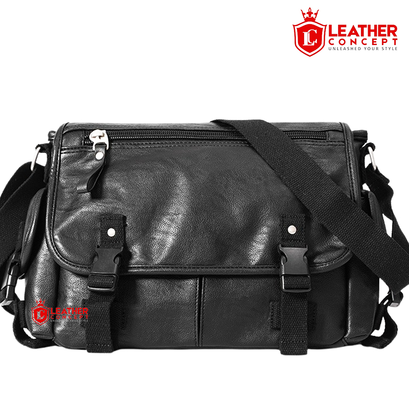 Tas Selempang Kulit Pria Tas Sekolah Pria Kulit VERTU KULIT