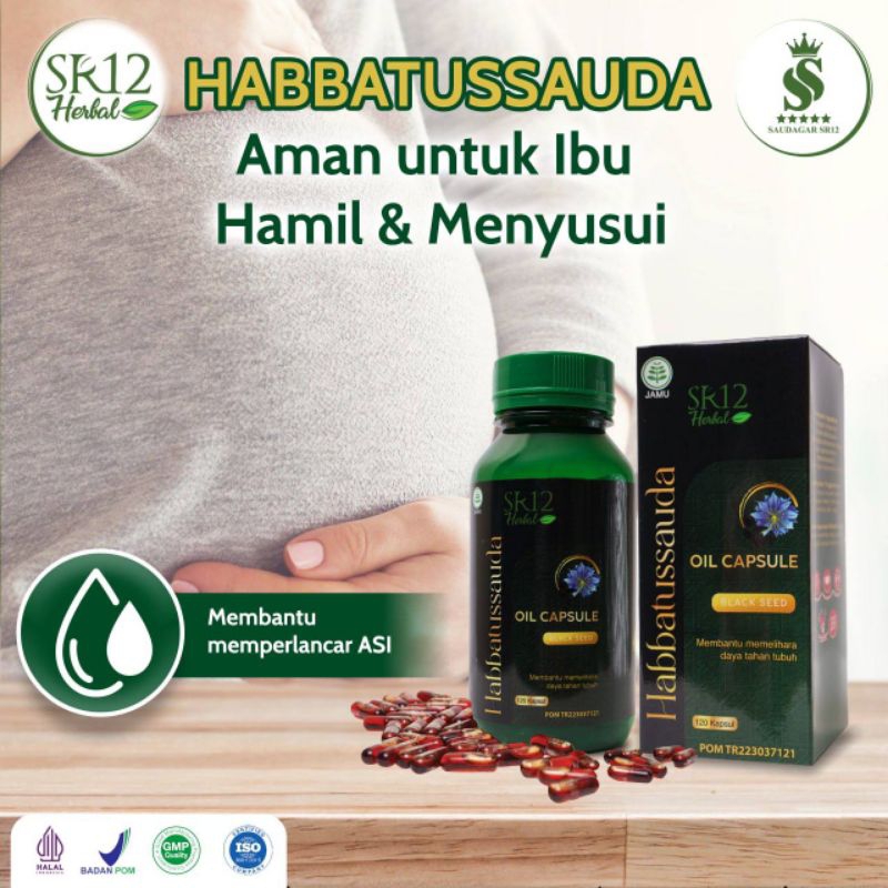 SR12 Habbatussauda Oil Capsule