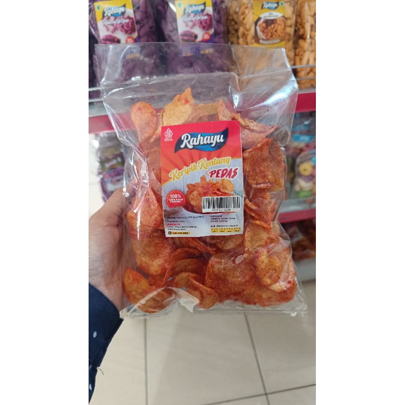 

Keripik Kentang pedas rahayu