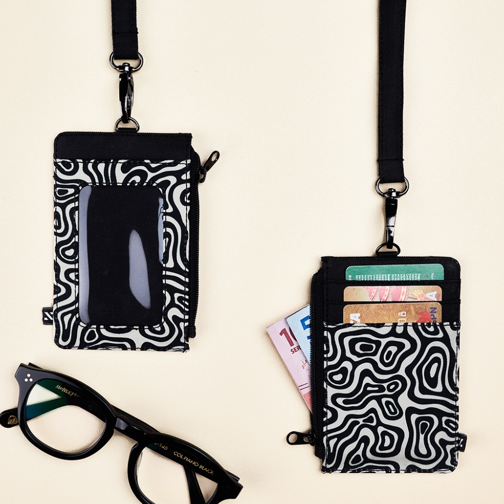

KODE J7F9 Lanyard Id Card Name Tag Holder Dompet Kartu Kalung Leher Wanita Pria