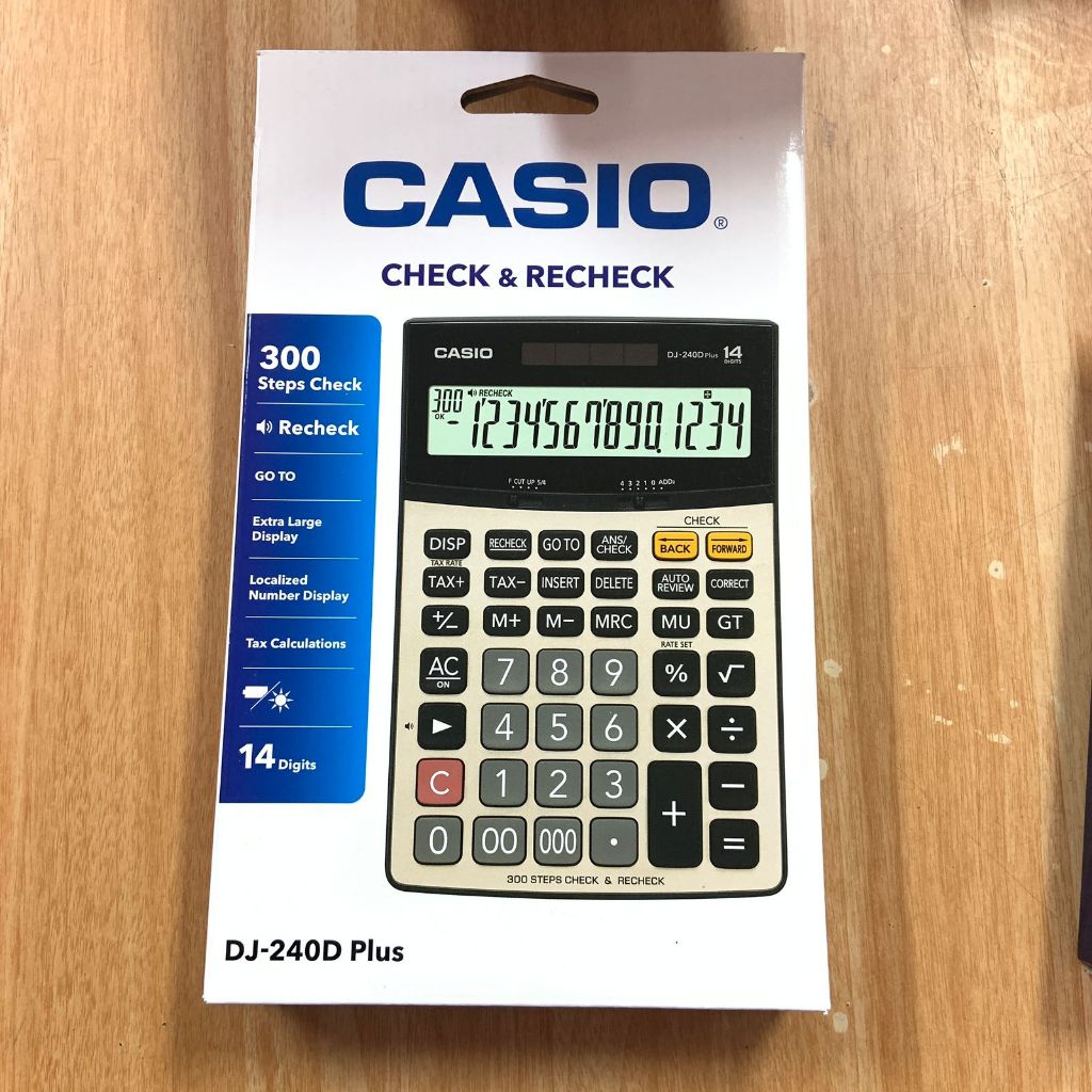 

Gramedia - X-Com Casio Calculator DJ 240D PLus