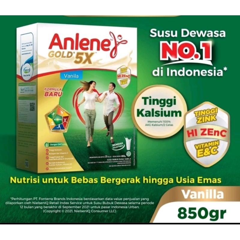 

ANLENE GOLD 5X 850GR / GOLD 5X 600GR + 240GR