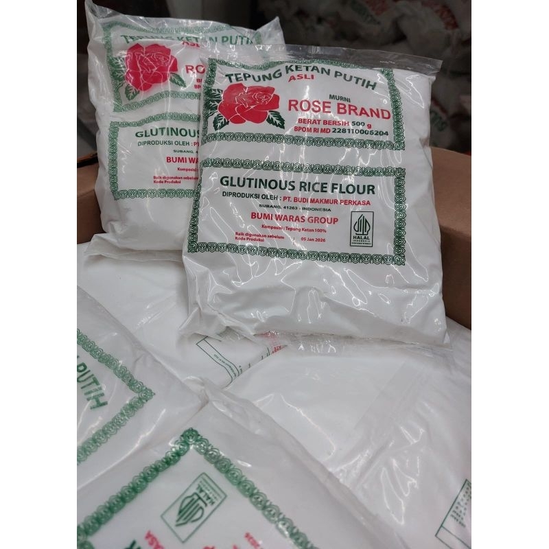 

Tepung Ketan Rose Brand 500gram