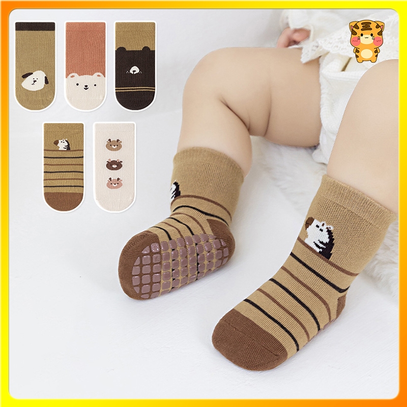 Musim semi dan musim gugur kaus kaki bayi baru bayi non slip kaus kaki lantai kaus kaki katun C363-3