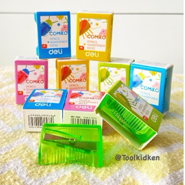 

Deli Sharpener / Rautan Pensil Lucu Warna Warni