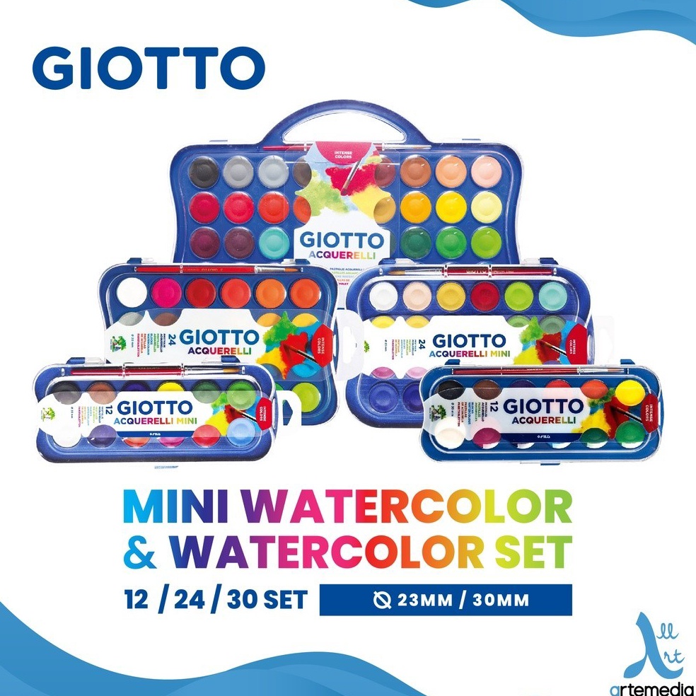 

KODE B56F Giotto Watercolor Acquerelli Mini Cake Cat Air Set