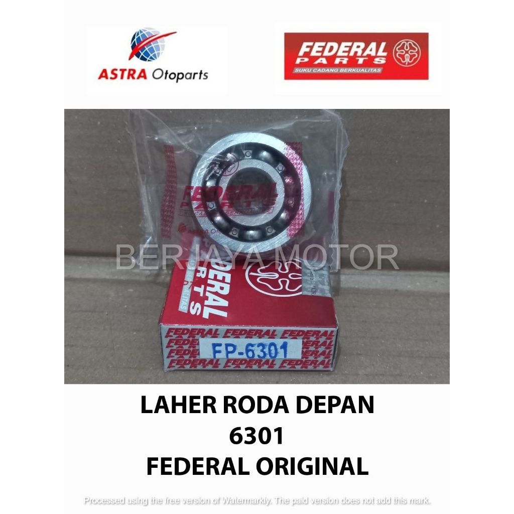 LAHER BEARING FEDERAL 6301
