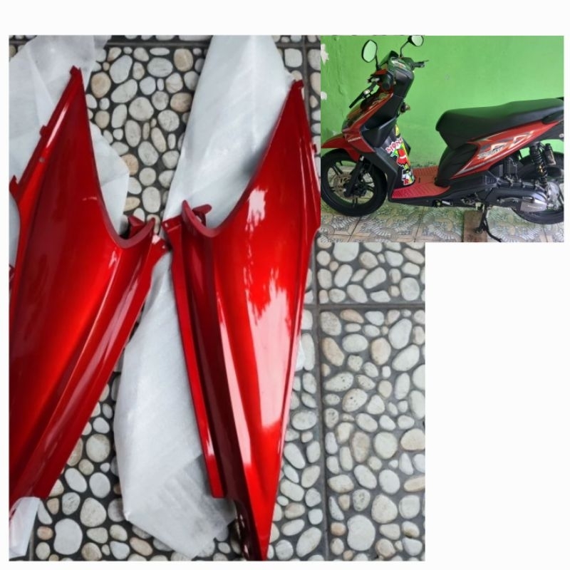 Cover Body full set merah beat karbu ori AHM