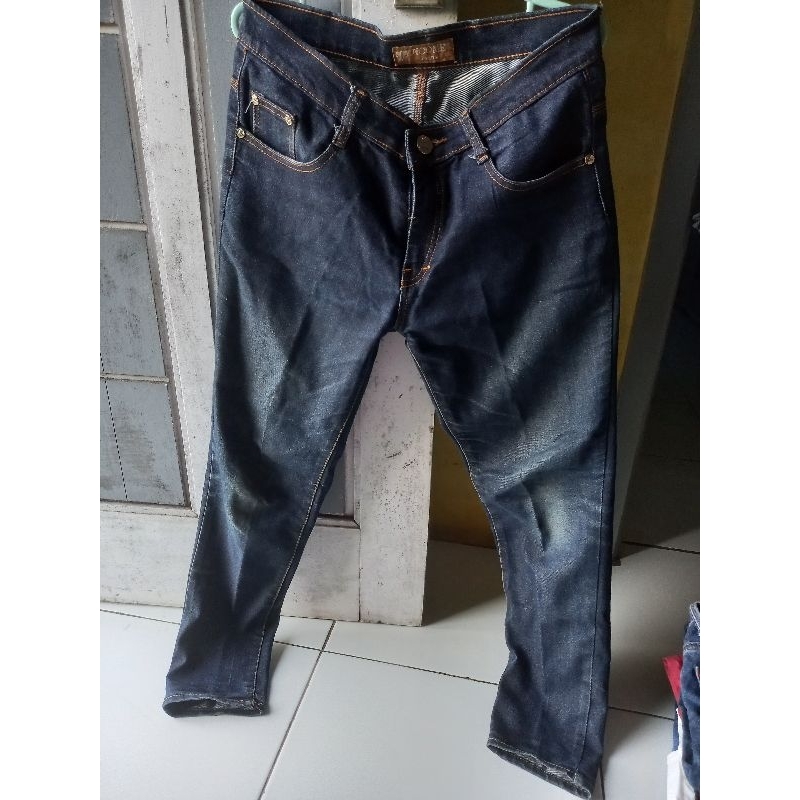 preloved jeans wanita income hitam