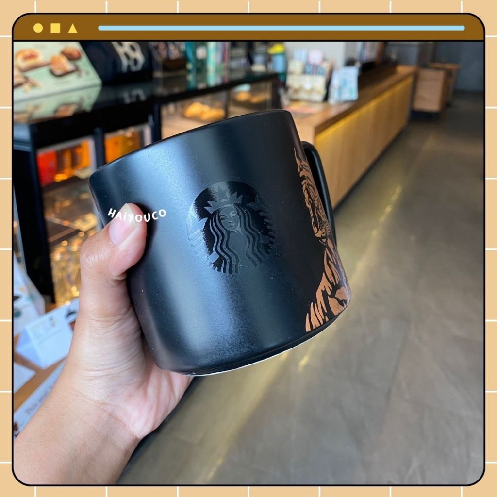 Mug Tumbler Starbucks Special Edition Anniversary Starbucks 22nd Tiger Vintage 473ml