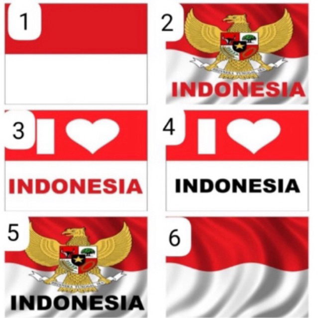 

Sticker Pipi Dirgahayu Hut Ri//Stiker Merah putih