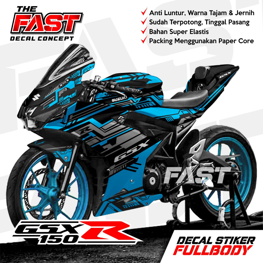 DECAL STIKER GSX 150R ANTILUNTUR BISA COD Decal Gsx R150 Full Body Stiker Gsx R150 Full Body Decal G