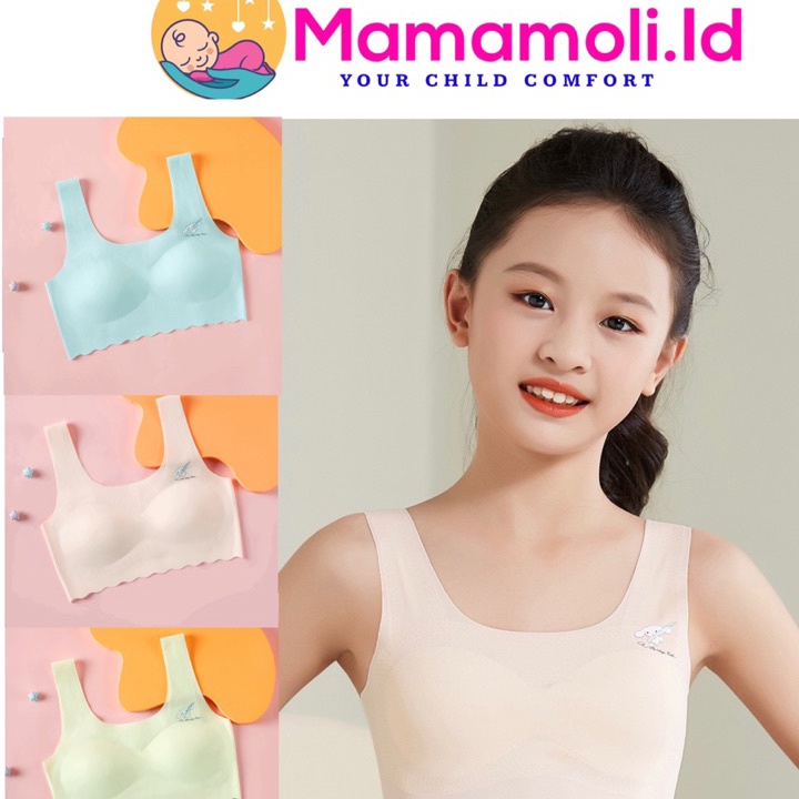 D2289 Bra Remaja Perempuan Cewek Seamless Tanpa Kawat  BH Remaja wanita  Miniset Anak Cewek BH Anak 