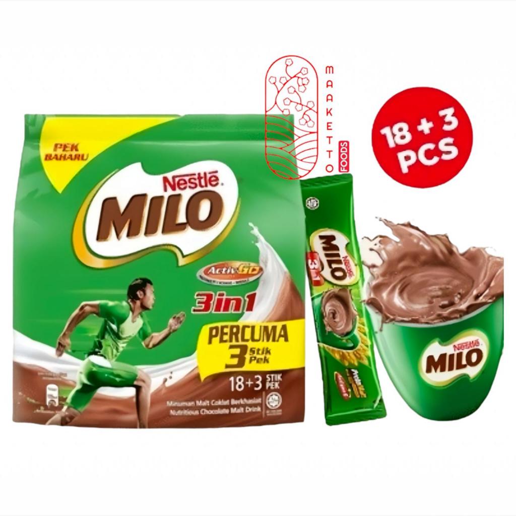 

Milo Malaysia 3 in 1 / Milo Malaysia 18 Stick / Milo Malaysia 18 + 3 Stick / Milo Malaysia Sachet