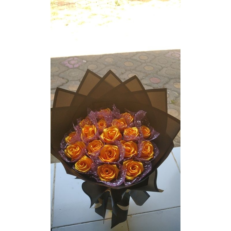 

buket pita satin
