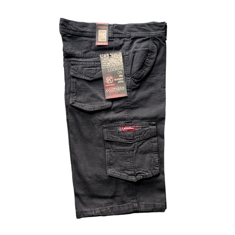 PREMIUM CELANA CARGO PRIA PENDEK BAHAN JEANS MODEL KEMPOL GUNUNG SIZE 27-44 BIG SIZE JUMBO