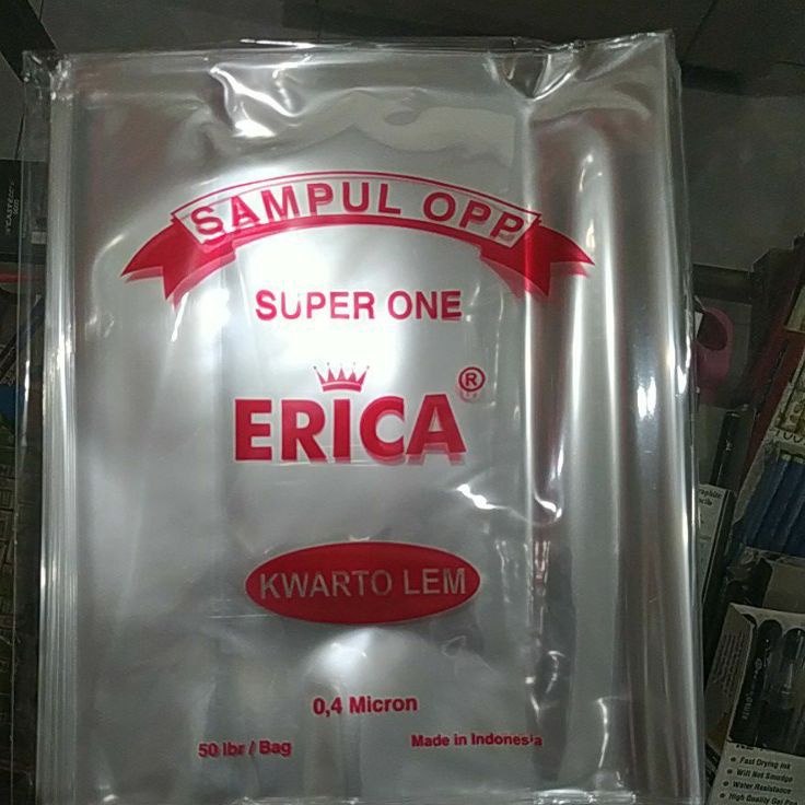

Model Favorit 1 LEMBAR Sampul Buku Plastik Mika Uk Kwarto