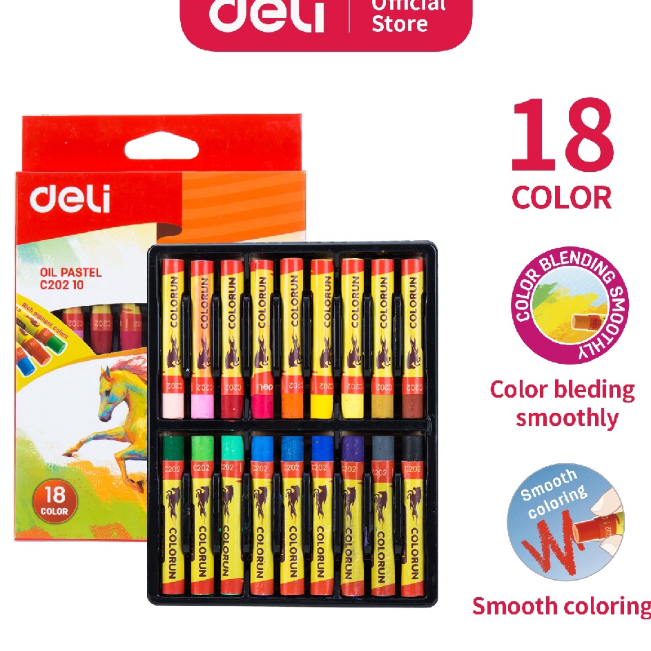 

Update Terkeren Deli Oil Pastel Crayon 121824 Warna kualitas tinggi untuk campuran warna sempurna EC221